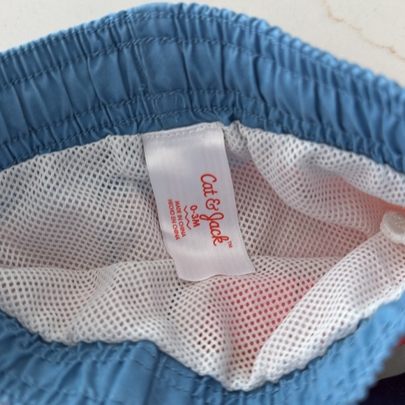 Cat & Jack Striped Swim Trunks - Picture 2 of 3